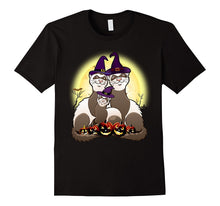 Halloween Ferret Family Shirt Witch Full Moon Pumpkin Night