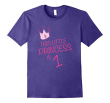Girls Birthday T-Shirt - This Little Princess Is 1