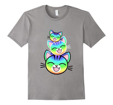 Neon Kitty Cat Slime Tabby Gaming Video Games Ranch Farm Tee
