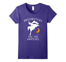 Broomsticks Are for Amateurs - Horse Halloween Shirt