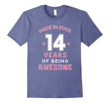 Made in 2003 Awesome Cute T-Shirt Funny 14th Birthday Gift