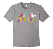 Happy Easter T-Shirt With Bunnies Eggs Flowers Carrots