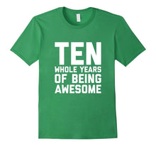 10th Birthday Shirt Gift Age 10 Year Old Boy Girl Tshirt Tee