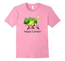 Happy Camper - Fun Camping Tee Shirt