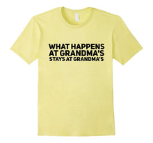 Cute Adorable Grand Children Shirt - Stays at Grandma's