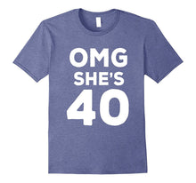 40th Birthday Shirt for Husband, Sister, Friend OMG She's 40