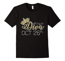Birthday Diva on October 26th T-Shirt Libra Pride