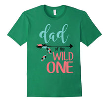 Mens Cute Dad of the Wild One 1st Birthday Funny Matching Shirt