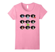 Nine Emoji Bernese Mountain Dog Emotion Face T-Shirt Gift