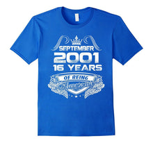 18th Birthday Gift 16 Year Old Bday September 2001