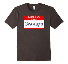 Mens Hello I Am...Grandpa - Fun Grandfather's Tee Shirt