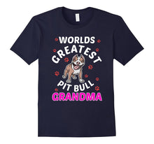 FUNNY WORLDS GREATEST PIT BULL GRANDMA T-Shirt Dog Lovers