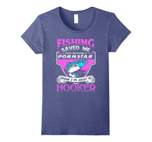 Fishing Saved Me Pornstar Hooker Funny T-Shirt