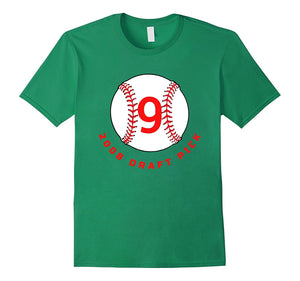 #9 Birthday - 2008 Draft Pick Baseball Birthday T Shirt