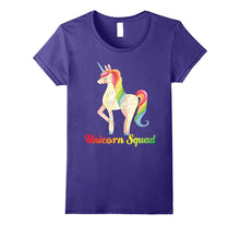 Happy Shirts Rainbow Unicorn Squad T-Shirt
