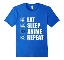 Funny Manga Shirt - Eat Sleep Anime Repeat T-Shirt