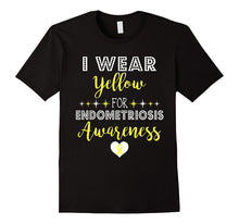 I Wear Yellow for Endometriosis Awareness Support Shirt