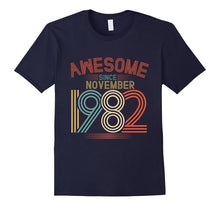 Awesome Since November 1982 Funny T-Shirt 35th Birthday Tee