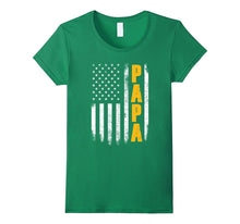 2017 Proud Papa Fathers Day Gifts Shirt From Grandchildren