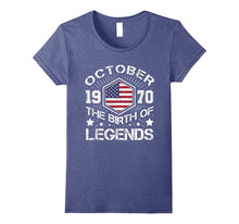 October 1970 the Birth of Legends , 47 Years Old T-Shirt