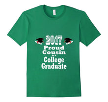 2017 College Graduation Tshirt Proud Cousin Graduate