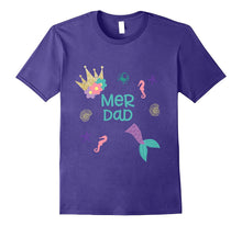 Merdad Shirt Men Mer Dad Mermaid Tee