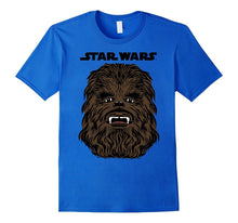 Star Wars Chewbacca Chewy Big Head Logo Graphic T-Shirt
