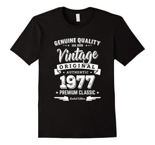 1977 Vintage Birthday Present T-Shirt - 40th Birthday Gifts