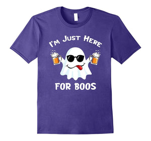 'I'm Just Here for Boos' Funny Beer Drinking Boos Shirt