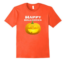 Happy Halloween Shirt Smiling Jack O Lantern Trick or Treat