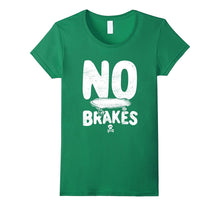 No Brakes Skull & Crossbones Skateboard Apparel T-Shirt