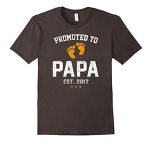 Promoted to Papa 2017 T-Shirts - New Dad Baby Reveal Tshirts