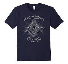 As Above So Below Masonic Freemason T-Shirt