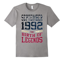 1992 September the Birth of Legends Gift for 25 Years Old