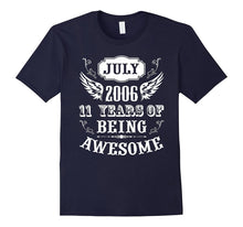 11 Years of Being Awesome Birthday Tee July 2006 Shirt Kids