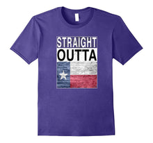 Straight Outta Texas Vintage Flag T-Shirt