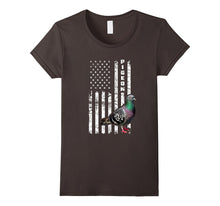 America Flag Pigeon USA Dove Bird Wings Columbidae T-Shirt