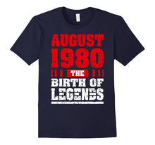 37th Birthday August 1980 37 Years Old Great T-Shirt Gift