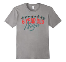 6 Years Old 6th Birthday Tshirt - Cute Ninja Tee for Boys