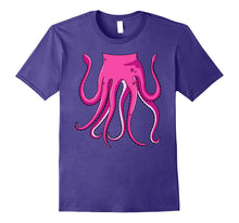 Squid Costume T-Shirt for Halloween Squid Animal Cosplay Tee