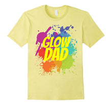 Glow Party Birthday Shirt With Splatters - Dad