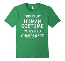 I'm Really a Chimpanzee Halloween Costume Shirt Easy Funny