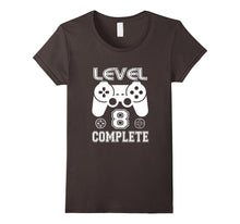 Level 8 Complete Video Gamer Geek Boys 8th Birthday T-Shirt
