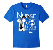 Nurse by Day Cat Lover by Night Tshirt for Nurse