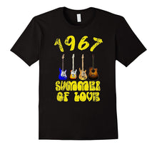 1967 Summer of Love Guitar Band Music T-Shirt Vintage Retro