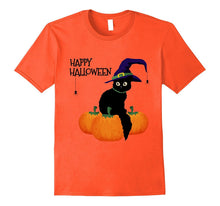 Happy Halloween Black Cat T-Shirt