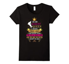 Birthday Gift Born in August Three Sides of Queen Girls Tee
