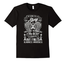 Blindness Awareness T Shirt for Women/Men/Kids