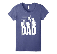 Mens Running Dad T-Shirt Walking Dad Gift Father's Day