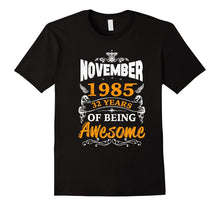 32th Birthday Awesome November 1985 T-Shirt, Birthday Gift
